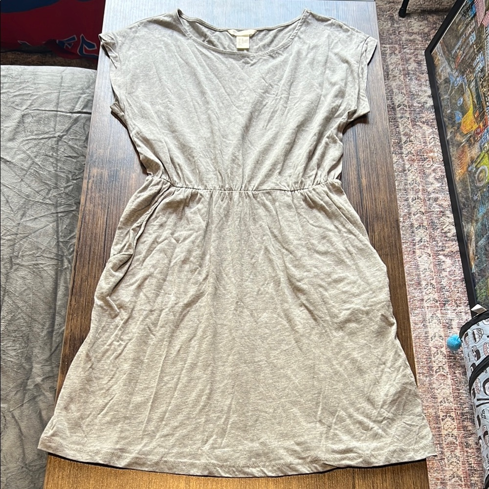 Casual Gray Dress with pockets
